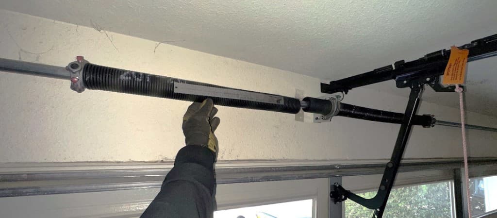 Torsion Spring Replacement - before